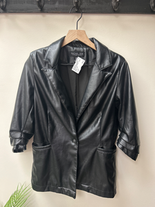 Rachel Zoe Leather Jacket Size Medium