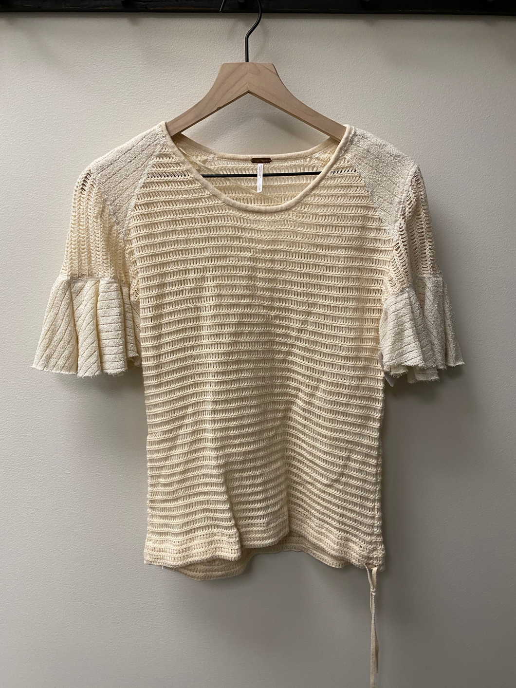 Free People Short Sleeve Top Size Large